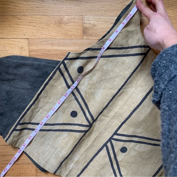 ✨SOLD✨Handmade, hand dyed, plant dyed wrap tank size small Etsy Kemi - Picture 11 of 12